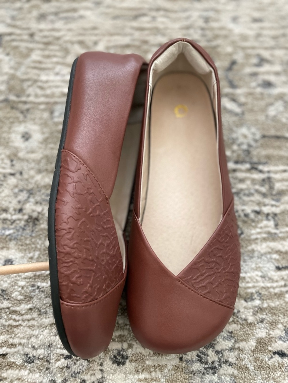 XERO Phoenix Leather Ballet Flats Size 7.5 Minimalist Comfort Barefoot